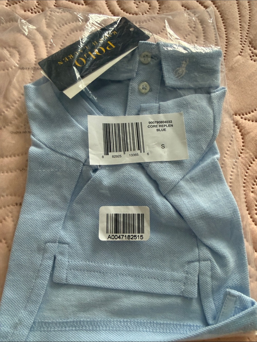 Polo by Ralph Lauren Light Blue Dog Polo Shirt